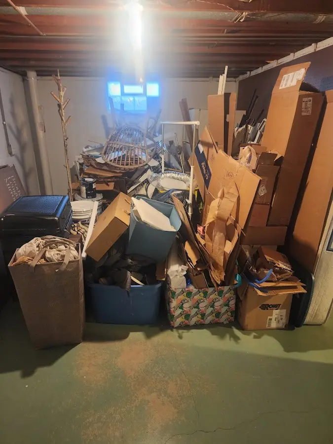 Roll-off dumpster container at job site for Construction Dumpster Rental in La Grange